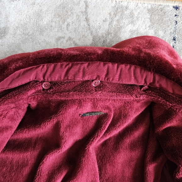 Vintage quilted coat fleece women - Picture 8 of 11